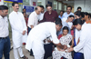 Minister Khader inaugurates Pulse Polio drive